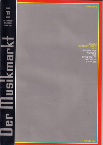 Der musikmarkt heft - heft, 11/1982