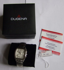 DUGENA Chronograph WR50,ungetragen OVP Garantieschein von 2007,Batterie leer,aus