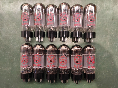 6l6 6l6gc vacuum tubes - jj,