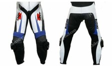 Suzuki Race Motorcycle Leather