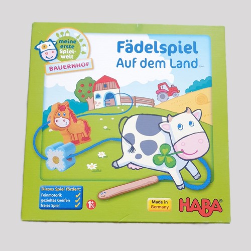 Haba fädelspiel auf dem land - fädelspiel,