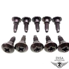 10x M6 Kreuz Verkleidung Schrauben Set mit Bund für Piaggio Gilera Roller
