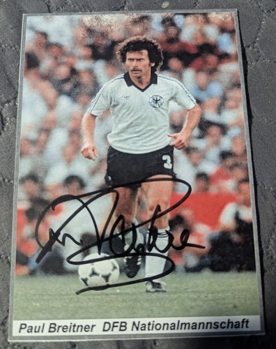 Paul breitner autogrammfoto - paul,