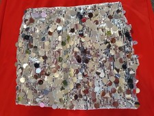 Sexy Minirock Rock silber Pailletten, neu