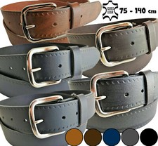 Leder Gürtel geprägt 4 cm