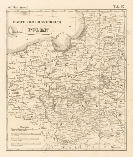Polen original lithografie - polen,