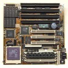 AT Mainboard 486 DX4-100, 64 MB RAM, 256 KB Cache  - Biostar  MB-8433UUD-A -