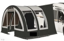 Dorema Traveller Air XL KlimaTex Wohnmobilvorzelt, 380x280cm, anthrazit/grau