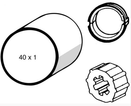 Somfy adapterset rundrohr - adapterset, Ø