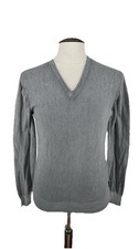 Replay Grey V Neck Jumper Mens