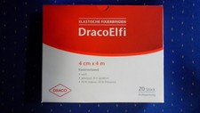 DRACOELFI elast. Fixierbinde 4cm x 4m gekreppt 20St Binden 