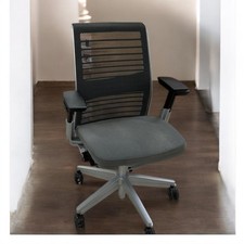 Steelcase Think Ergonomischer Bürostuhl 3D-Strick bequemer Bezug in Eule