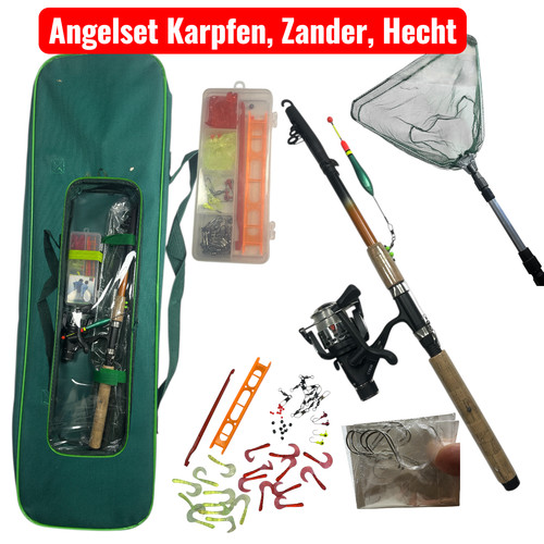 Angelset hecht zander karpfen - zander,
