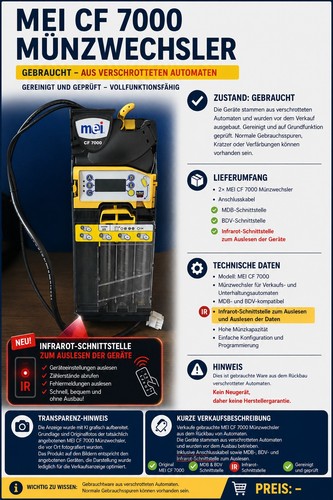 Mei 7000 münzwechsler - cf,