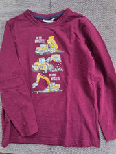 Shirt, Stop go, Gr. 128/134 ungetr. Baufahrzeuge,