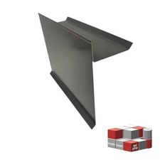 Ortgangblech Alu Anthrazit RAL7016 Ortblech 3K Flachdach 2 Meter Dachblech 0,8mm