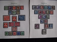 SBZ: Sammlung * / gestempelt auf 16 Albumseiten