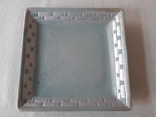 NR°45 1 Teller Ton 16x16cm Mint ➡️SILVER EDITION!⬅️Advent DEKO Ladenrestposten!