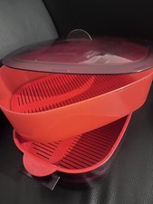 Tupperware Multi Micro-Dämpfer Dampfgarer Mikrowellen-Garbehälter mikroplus topf