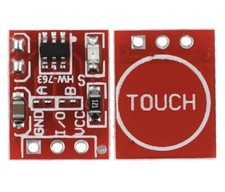 5X TTP223 Capacitive Kapazitiver Einstellbarer Touch Sensor Module Arduino Ras.