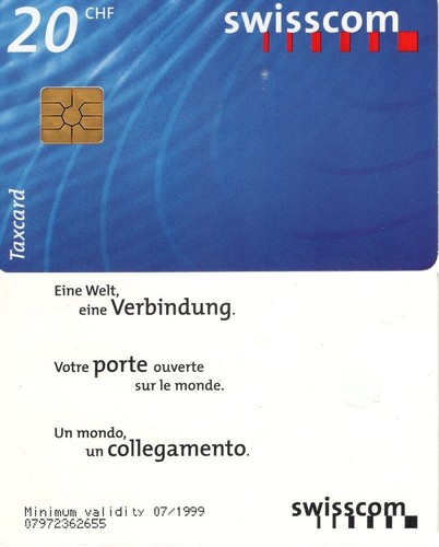 Telefonkarte schweiz wasser - schweiz:,