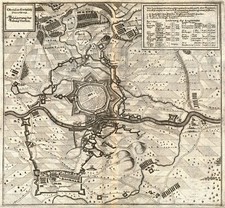 Dorsten Umgebungskarte Original Kupferstich Merian 1643