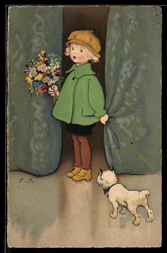 Künstler fritz baumgarten - künstler-ak,