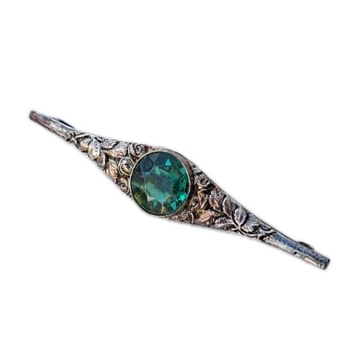 Art deco brosche silber 835 - deco,