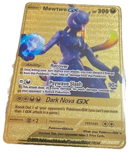 Mew mewtwo pokemon karte gold - mew,