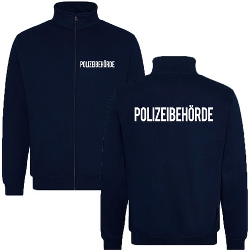 Polizeibehörde sweatjacke - polizeibehÖrde,