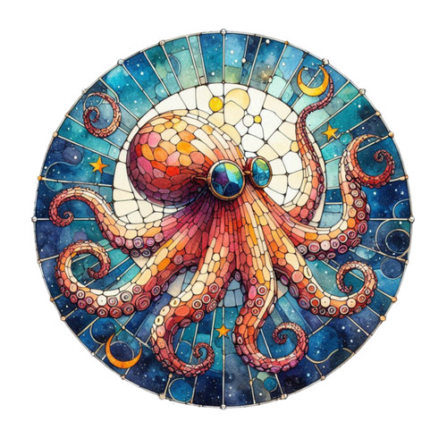 Wandtattoo aufkleber octopus - aufkleber,