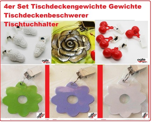 4er set tischdeckengewichte - 4er,