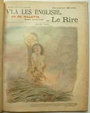 Willette V'La les English!, Ad. Willette, Le Rire, Le Rire Willette, Zeitschrift