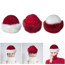 Warme Kunstpelzmütze