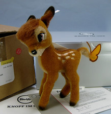 Steiff 354656 Rehkitz Disney´s Bambi 20cm 2017 Mohair Drehkopf ! TOPP ! wie neu