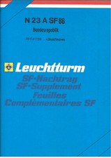 Leuchtturm SF Vordrucke BRD 1986 mit Klarsichttaschen - unbenutzt
