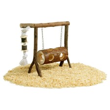 Karlie Wonderland Tunnelschaukel für Hamster/Mäuse - 31x25cm Holzspielzeug