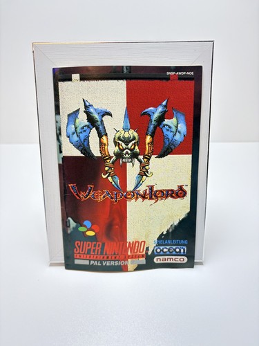 Weaponlord snes spielanleitung - weaponlord,