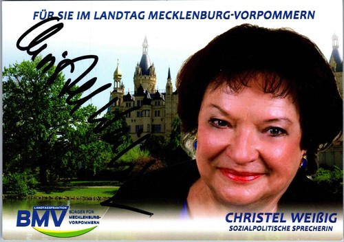 Original autogramm christel - original,