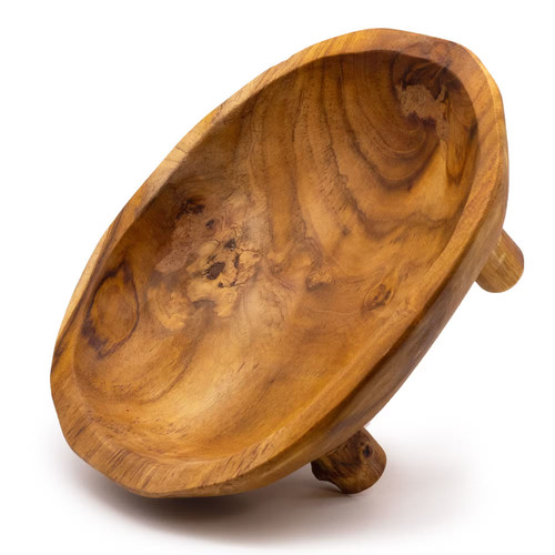 Obstschale teakholz groß - obstschale, 30