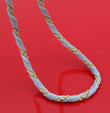 ✨ Damen Halskette zweifarbig