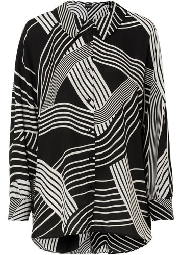 Neu longbluse 36 schwarz - neu,