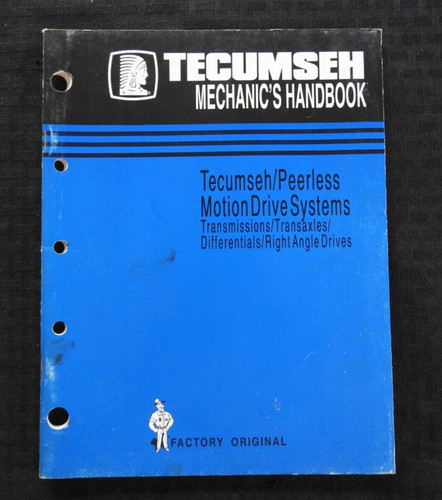 Tecumseh mechanik handbook - tecumseh,