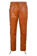 Herren Biker Lederhose