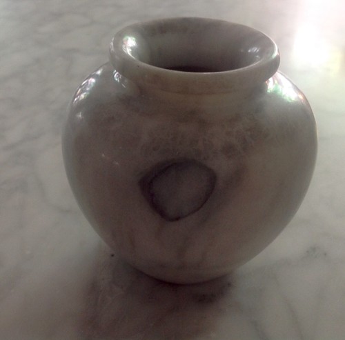 Kleine vase echt marmor - kleine,