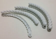 2 x Schmuckspange 14,5 cm weiss Bananenspange Haarspange