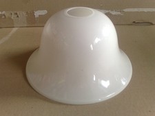 Milchglas- Lampenschirm Glockenform, weiß D: 19cm.