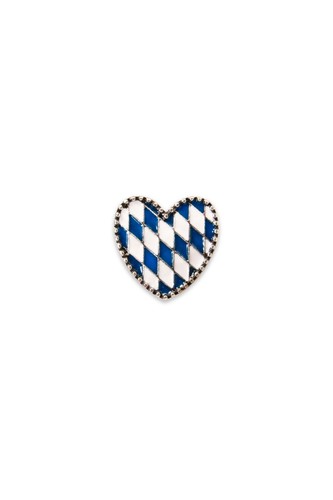 Ansteck pin herz bayern - ansteck-pin,