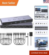 8K@60Hz HDMI KVM Switch for 4