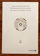 Bund Nr. 2362 - 2366 Erinnerungsblatt 43/2003 Oldtimer Automobile Deutsche Post